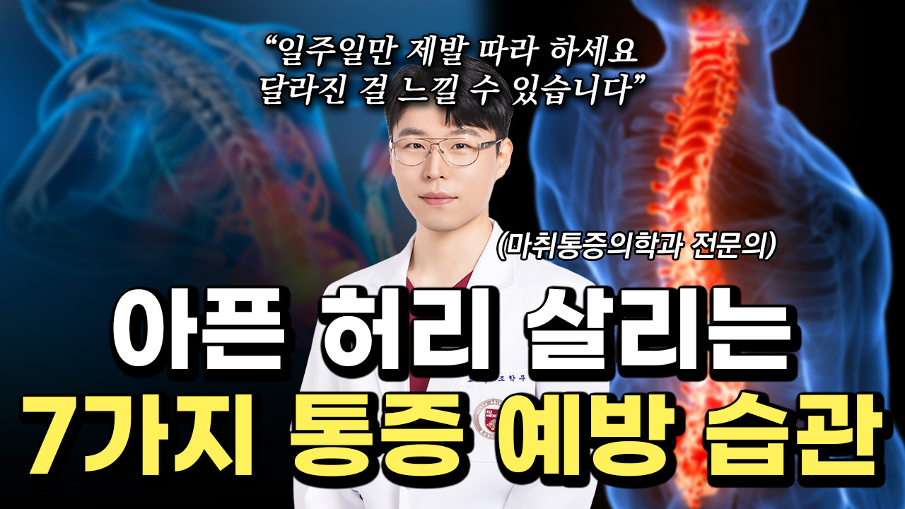 허리 통증 막고 무너진 척추를 살리는 7가지 기적의 습관 / 고려대학교병원 마취통증의학과 조학무